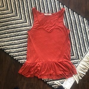 Peplum tank